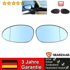 Spiegelglas Blau Links + Rechts für BMW 1er E81 E87 E88 E82 3er E90 2005-2008