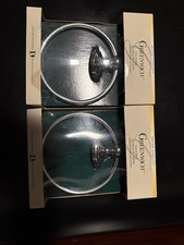 Greenwich Bath Unlimited Towel Ring Polished Chrome 6.5" Round Set of 2 NOS