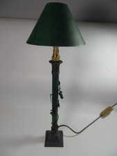 Vintage Table Lamp With wrap around wire Vine .With an extra identical lamp Free
