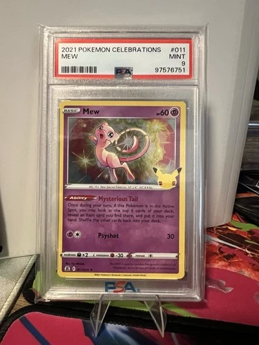 2021 Pokemon Celebrations Mew PSA 9 011/025