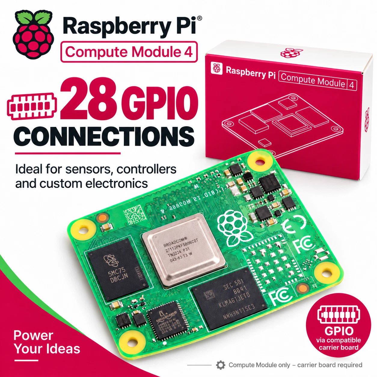 28 GPIO connections