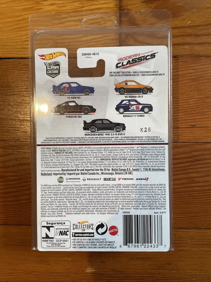 Hot Wheels Modern Classics Renault 5 Turbo - Marco de metal y pilotos reales - ¡Sellado! Foto 2 de 4