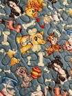 Handcrafted- Quilted Fabric Piece - Puppy Fabric - 29" by 54" Quilted — photo 1