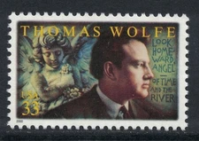 Scott 3444- Thomas Wolfe, Writer- MNH 33c 2000- unused mint stamp