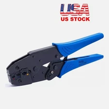 Electrical Terminal Connectors Crimper Pliers 10-20 AWG Wire Cable Crimping Tool