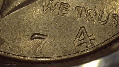 1974 D DDR Kennedy Half Dollar Clad **Free Shipping** Error Coin