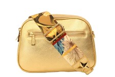 M*BRC MASSIMO BRACCIALINI C118 OBONA borsa tracolla in pelle color oro