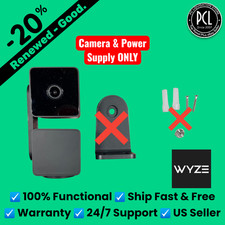   Wyze Cam Pan v3 Indoor/Outdoor Wifi 1080p Pan/Tilt/Zoom Security Camera Black  