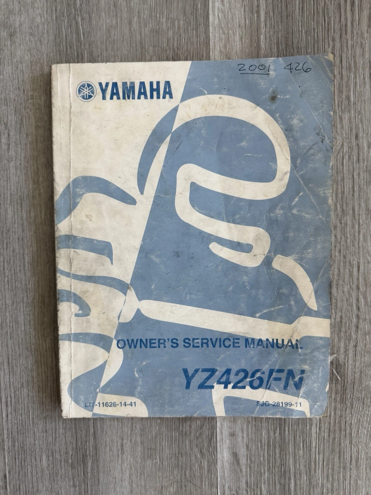 GENUINE YAMAHA YZ426FN OWNER'S SERVICE MANUAL 2000 LIT-11626-14-41