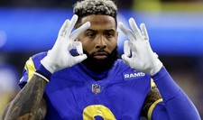 Nike Vapor Jet 8.0 Odell Beckham Logo Football Gloves White Black Glitter Sz XXL