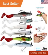 Soft Swimbaits - 6 Colors, Big Tail Action for All Fishing Enthusiasts