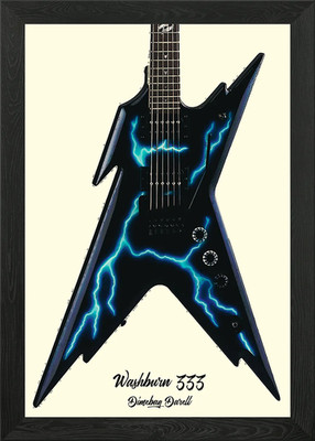 Dimebag Darrell Gerahmtes Wandbild Poster Leinwanddruck Bild