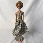 VINTAGE BARBIE 1960s FASHION QUEEN RED HEAD "COTTON CASUAL" DRESS 1959