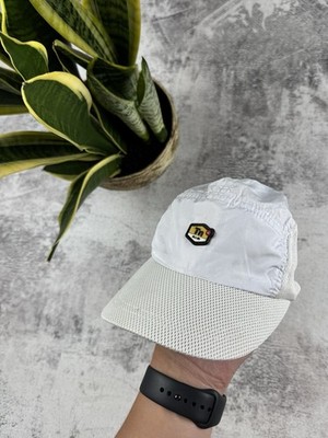 Nike TN Vintage 00s White AeroBill Dri-Fit Tuned Air Mesh Y2K Drill Hat Cap