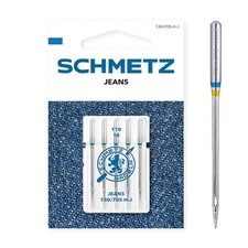 Schmetz Sewing Machine Needles: Jeans: 110 18 : 5 Pieces