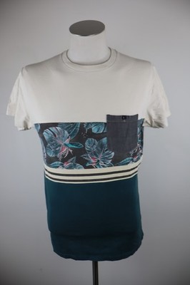 BILLABONG Herren T-Shirt Regular M Kurzarm Vintage Colorblock Baumwolle