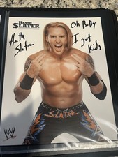 WWE Heath Slater Autographed 8x10 Promo Photo Signed Wrestling W/ Inscription