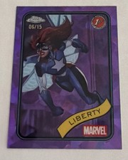 Liberty 2025 Topps Chrome Marvel Sapphire Purple Refractor 06/15 #198
