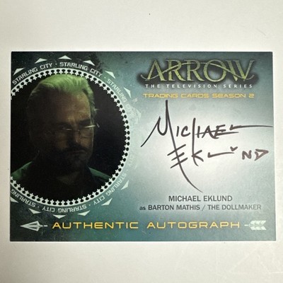Arrow Season 2 Michael Eklund as Barton Mathis Autograph Card ME