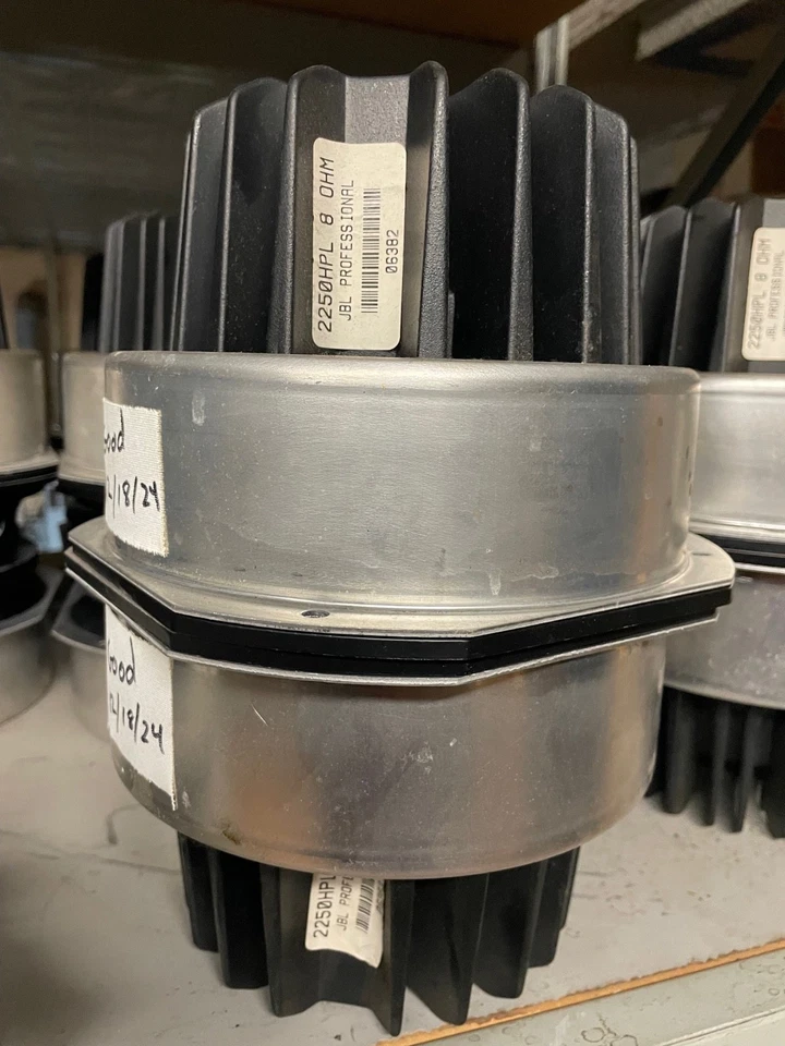 PAIR JBL 2250HPL 8" Midrange Drivers for JBL VT4889 (2 UNITS) - Image 2 of 3