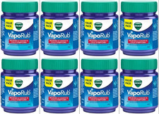 Vicks Vaporub Ointment Vaporizing blocked nose cough headache Relief 50gm 8packs