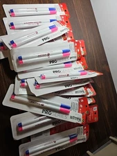 Lot of 25 pkg Pink Blue Singer Quilt Pro Disappearing Fabric Marking Pens Fine