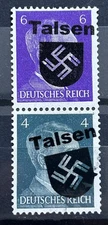 1941 German Stamps Mi:DR S292 - Hitler o/print Talsen 10 rpf MH*/360b