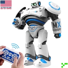 Programmable RC Smart Robot Gesture Sensing Toy Shooting Lights Sounds IR
