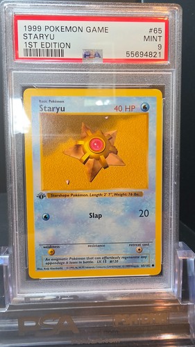 Staryu (1st Edition) graded PSA 9 for sale on eBay