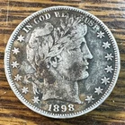 1898 Barber Half Dollar Original XF Details Way Below Greysheet CHRC
