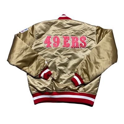 San Francisco 49ers Vintage 80s Starter Sam Battle Satin Bomber