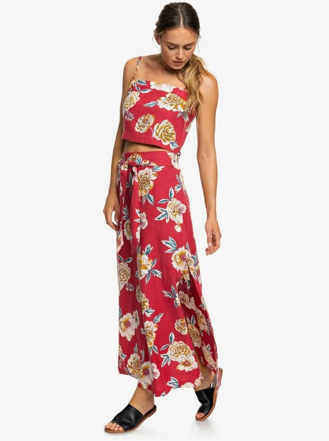 roxy floral maxi skirt