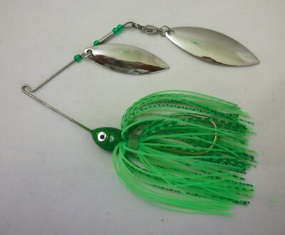 ELITE SPINNERBAIT 1/4oz COLOR:  LIME GREEN SHAD