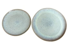 Casafina Dinner and Salad Plate Eivissa Collection Sea Blue Ceramic Stoneware