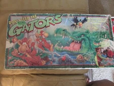 Vintage Don't Feed The Gators Board Game 1992 Golden 5078 Complete