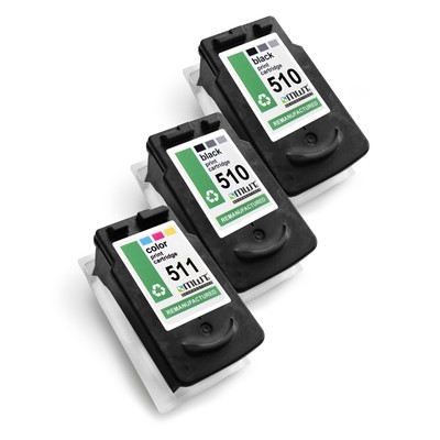 3x Patronen für Canon MP270 IP2700 MX320 MX350 MP252 MP480 MX410 MX340RFB CMYK