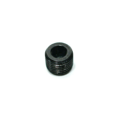 493202-BL Fragola 1/8'' NPT Pipe Plug Allen Head Fitting Aluminum Black