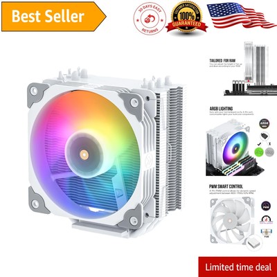 Efficient Air Cooling Solution - V5 CPU Cooler with 5 Heat Pipes & RGB Sync