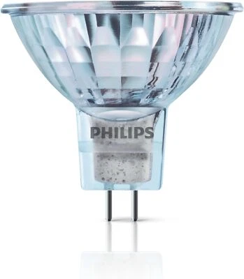 Philips MR16 Spot Light Lamp Bulb 50W 12V Halogen Dimmable GU5.3 Pack of 6