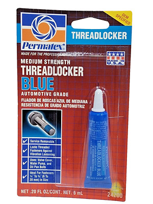 2 PACKS  Permatex Threadlocker BLUE Medium Strength 6 ML- FREE SHIPPING!