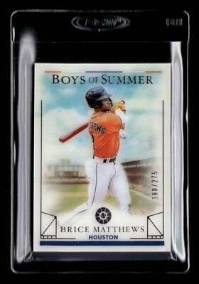 BRICE MATTHEWS 2024 PANINI BOYS OF SUMMER #27 HOUSTON ASTROS /275