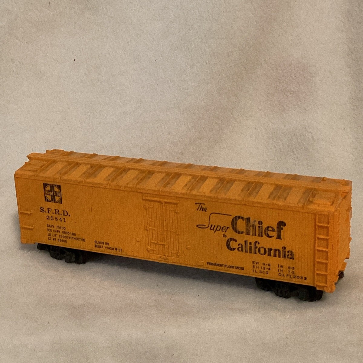 MANTUA SFRD 25841 THE SUPER CHIEF TO CALIFORNIA SANTA FE