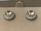 *BRAND NEW* ZALES Jewelers Sterling Silver Lab Created White Sapphire Earrings — photo 3