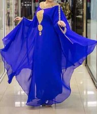 Moroccan Abaya Gown Stylish Farasha Ramadan Eid Sale Dress Islamic Kaftan Dubai