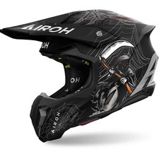 AIROH Twist 3 Arcade schwarz matt grau rot Crosshelm ECE 22.06 L 59/60