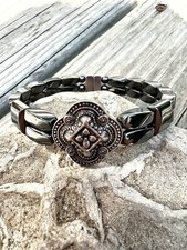 Magnetic Hematite Therapy Bracelet Anklet 2 Row Slider