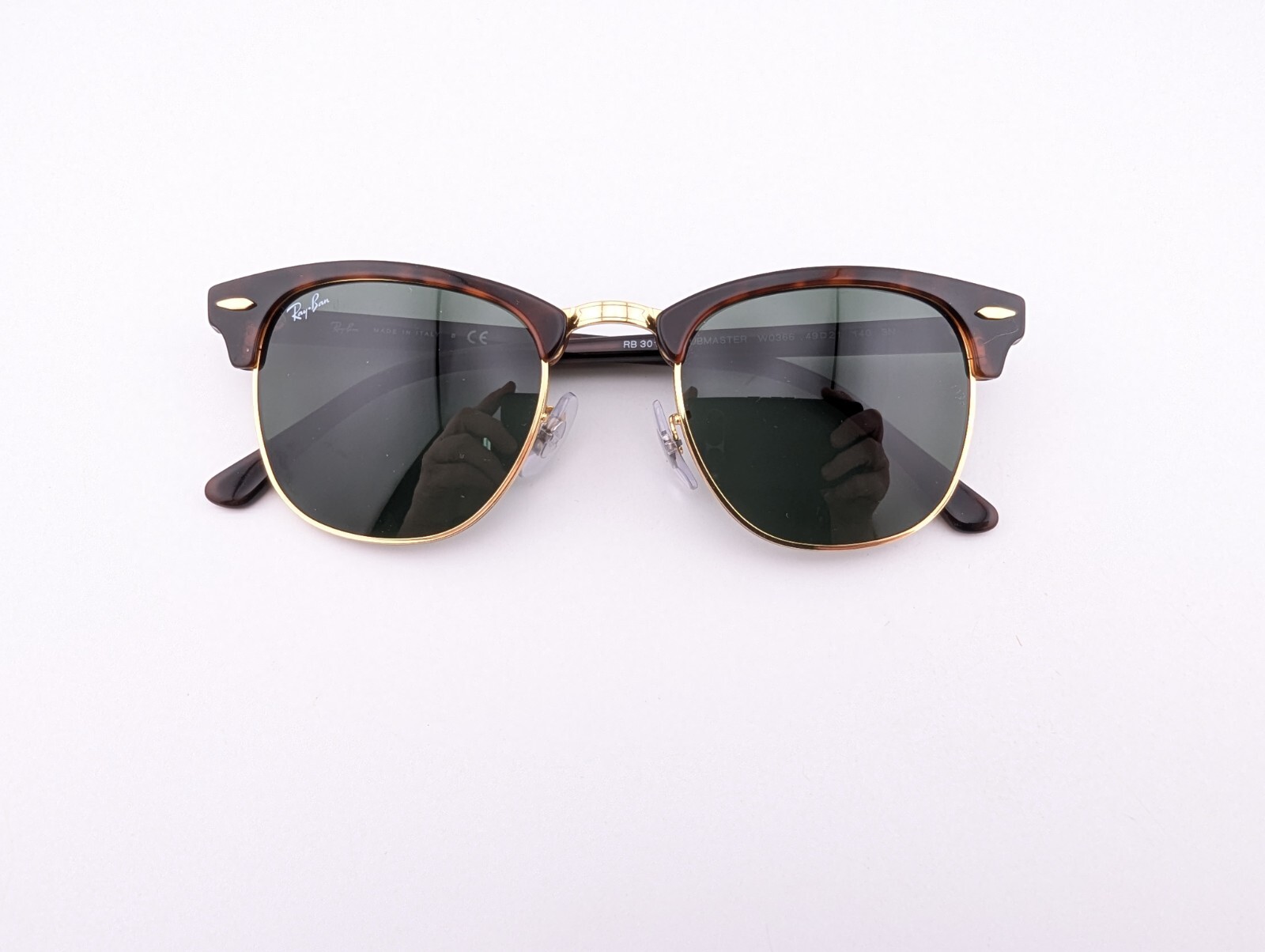 Ray-Ban Sunglasses, RB 3016 W0366 3N Clubmaster Brown, 49-21-140