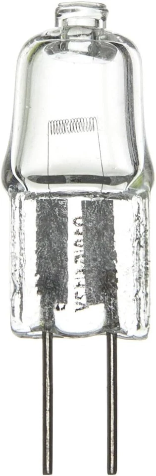 12Pack Single Ended T2.5 Bulb, G4 Bi-Pin Clear Glass, 3200K, 5W, 25LM, 12V - Image 2 of 2