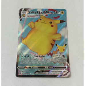 Pokemon Cards Surfing Pikachu