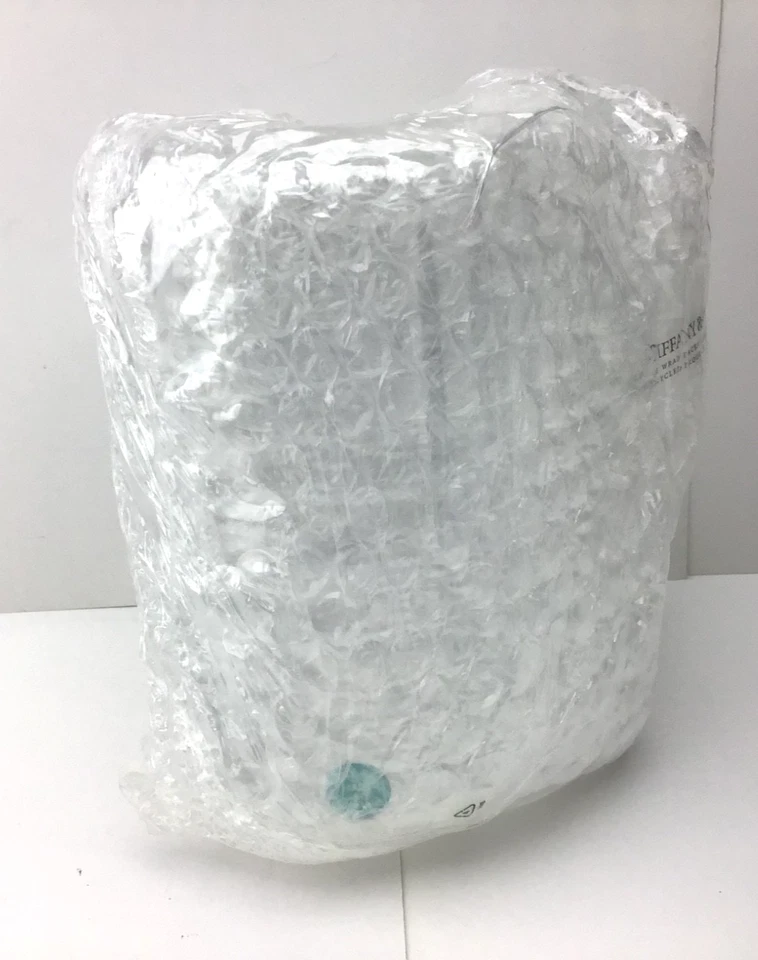 Taza de cerveza a cuadros de cristal tallada Tiffany & Co nueva - patrón descontinuado Foto 4 de 4